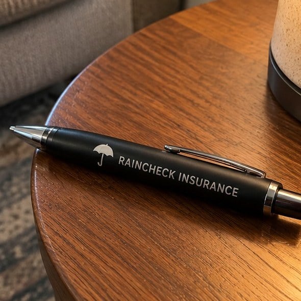 Customer photo of a custom engraved pen